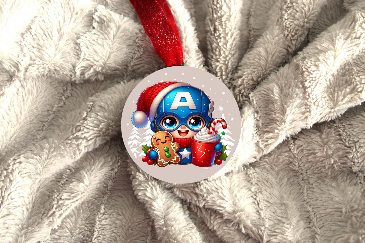 Adornos de Navidad Capitán América