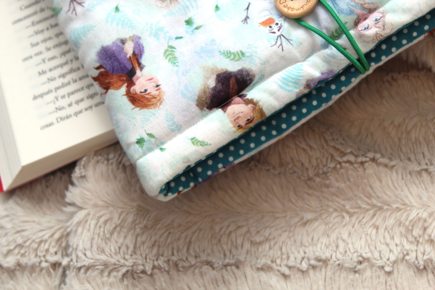 Funda literaria Frozen (azul)