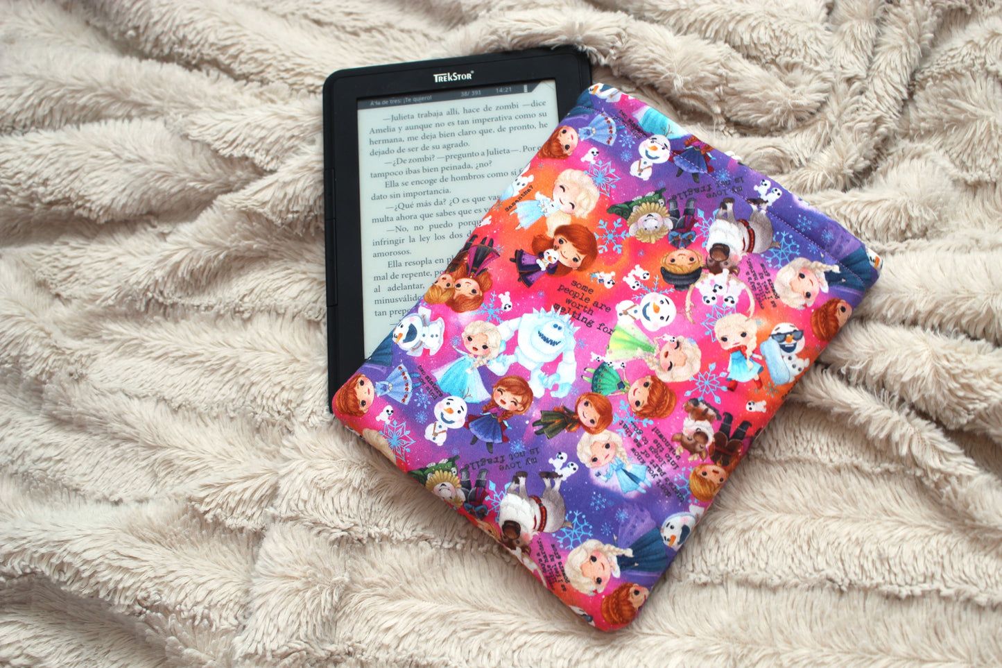 Funda literaria Frozen (roja)