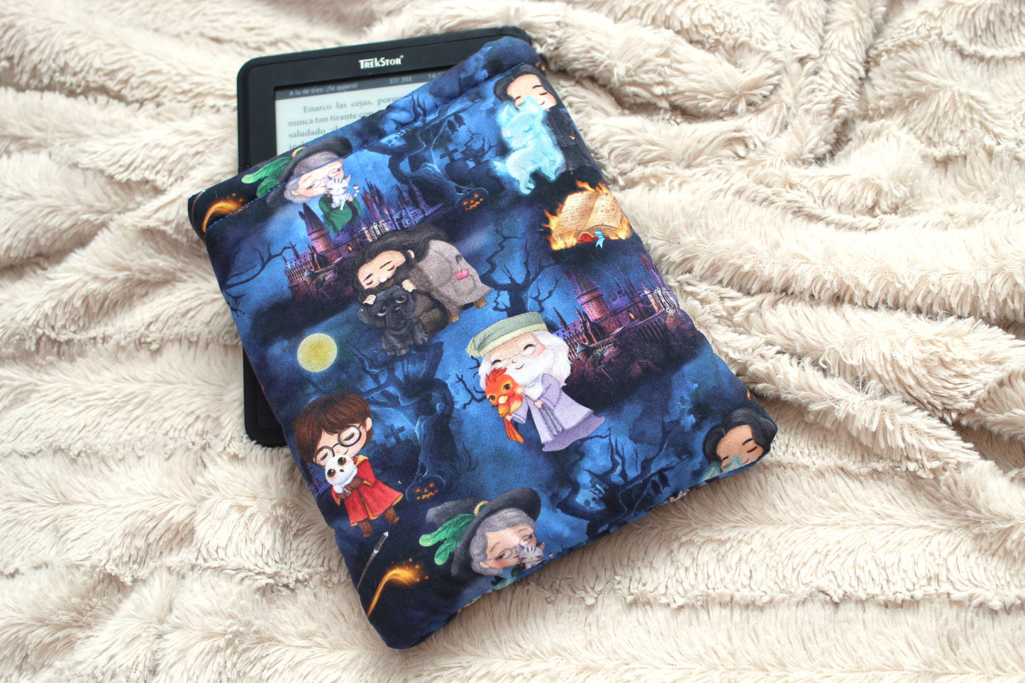 Funda literaria Harry Potter (azul)