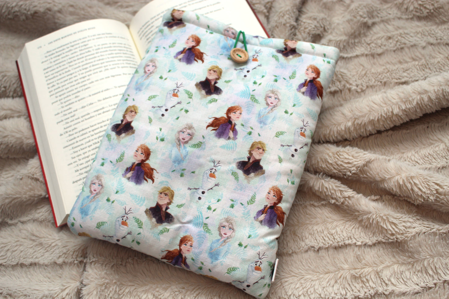 Funda literaria Frozen (azul)