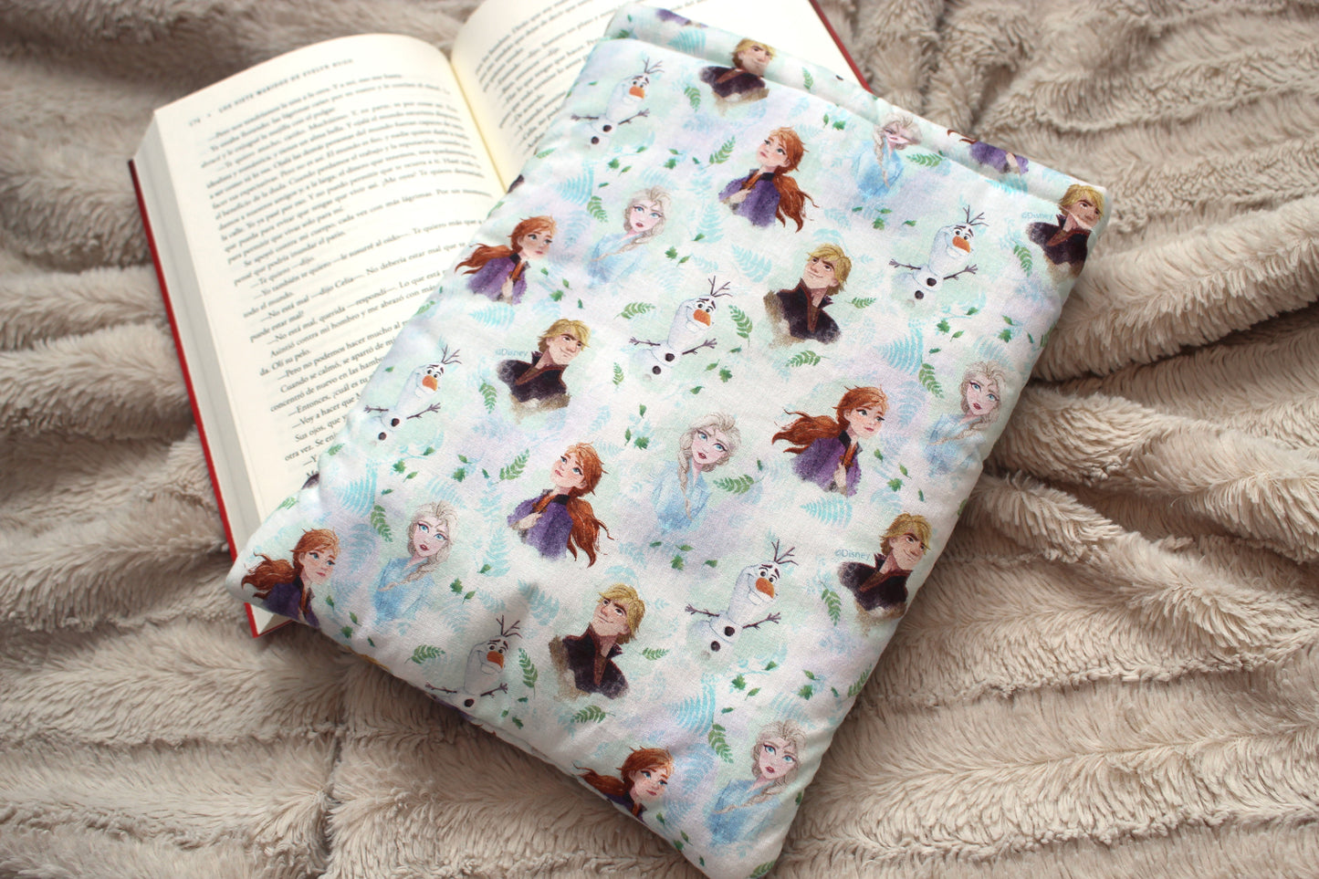 Funda literaria Frozen (azul)