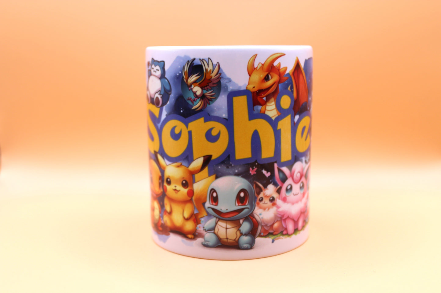 Personalized Pokemon mug with name