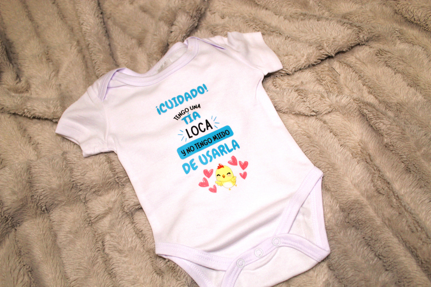 Body para recién nacido Tengo una tía loca