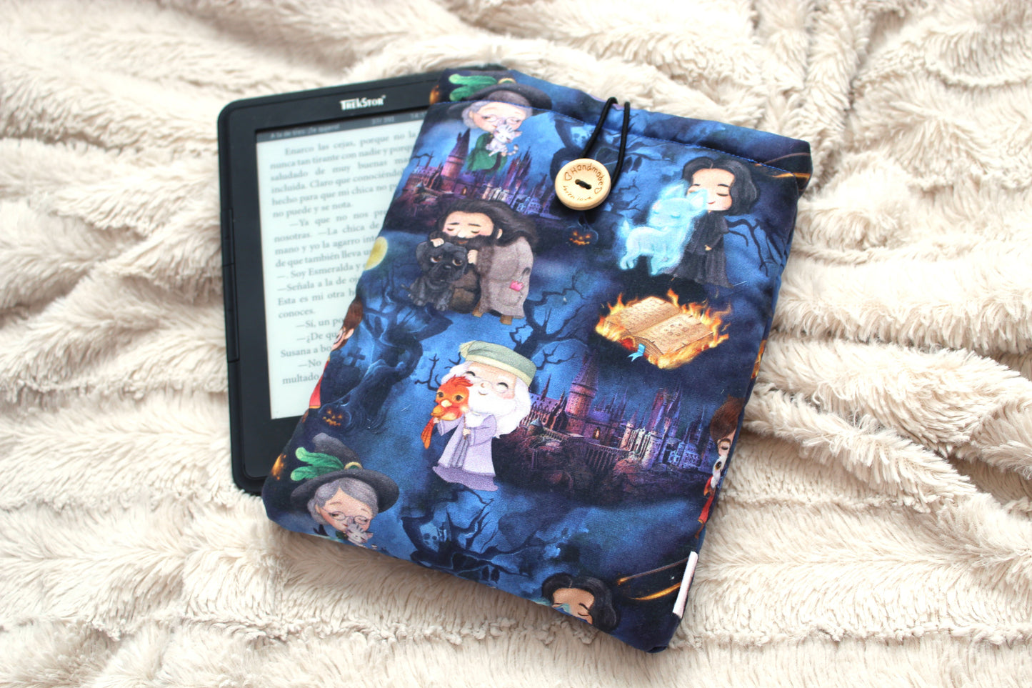 Funda literaria Harry Potter (azul)