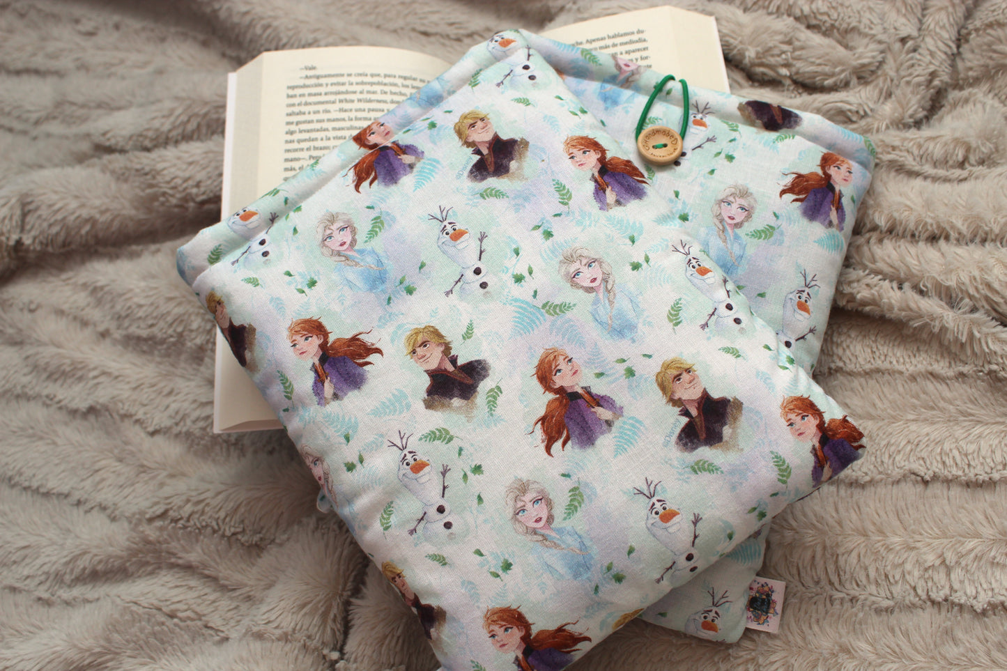 Funda literaria Frozen (azul)