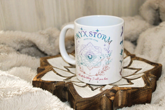 Taza Alas de Ónix, Alas de Onyx, Alas de Sangre, Alas de Hierro