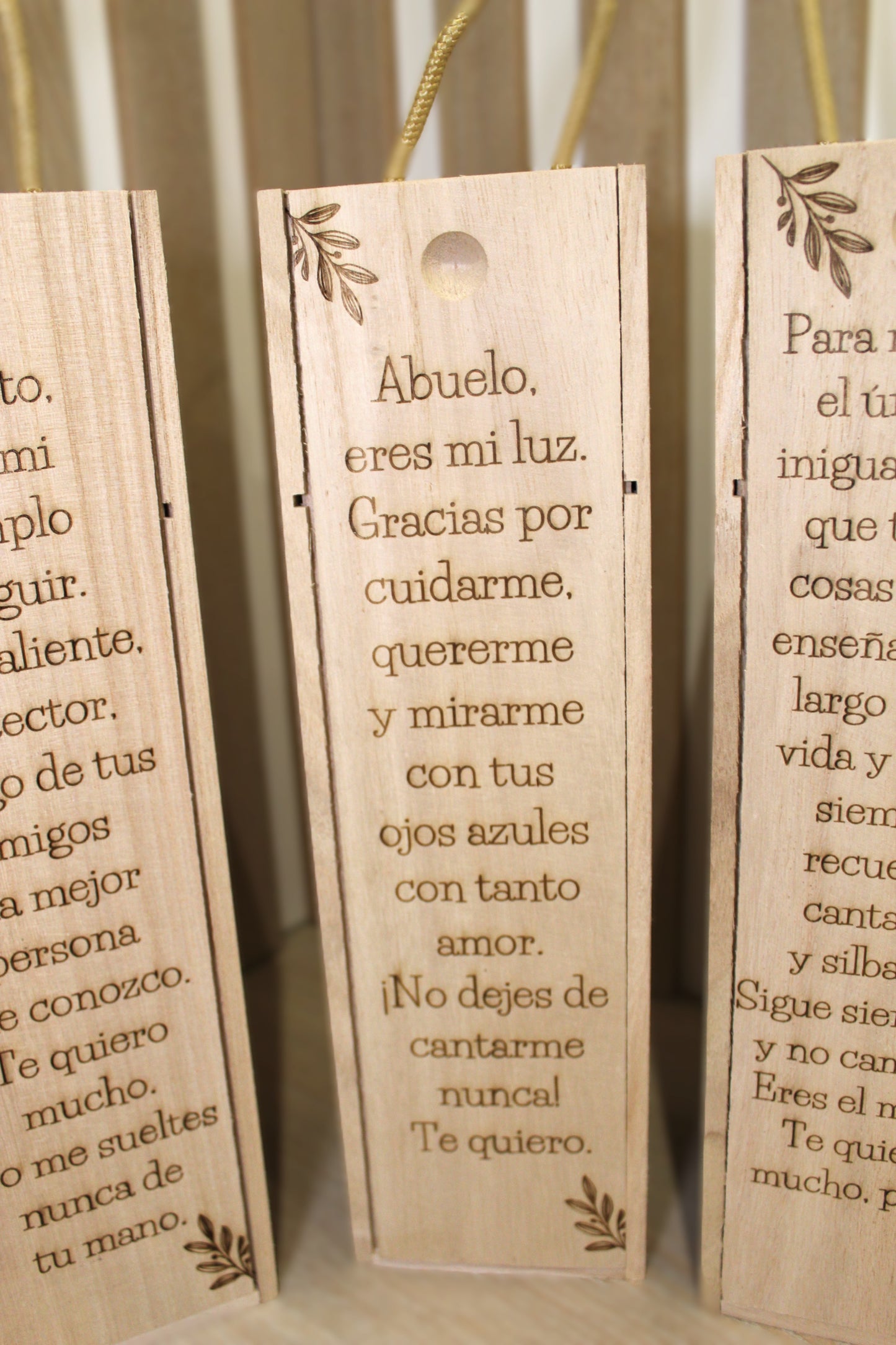 Caja personalizada para botella de vino
