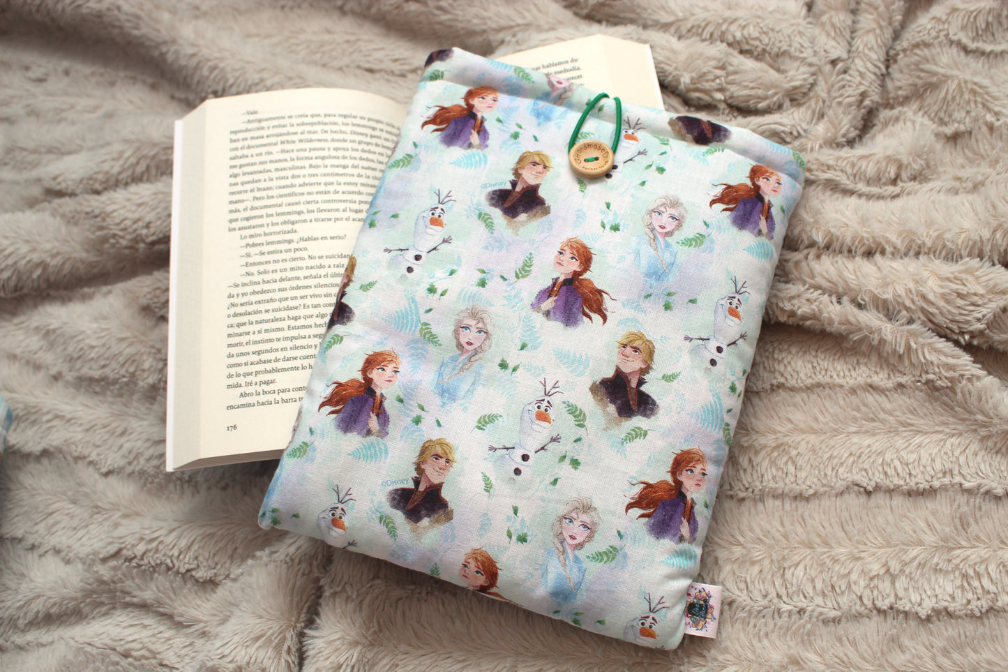 Funda literaria Frozen (azul)