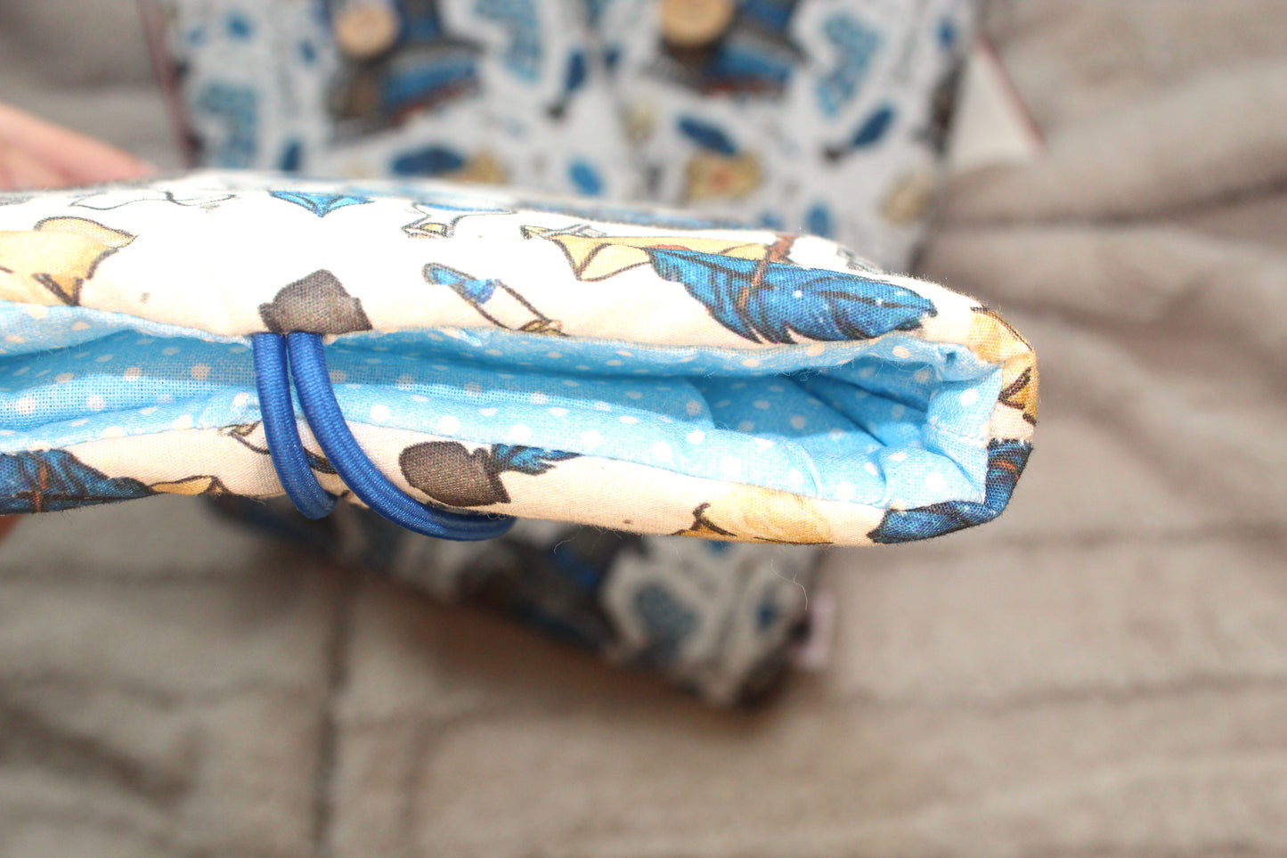 Funda literaria Harry Potter (blanca)