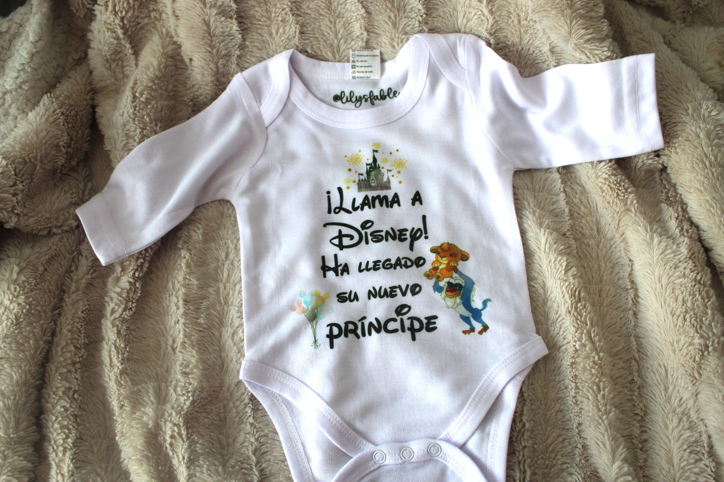Disney newborn bodysuit