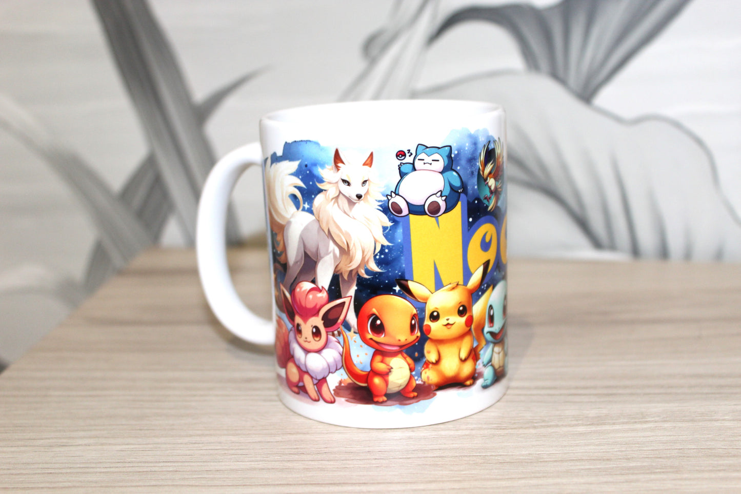 Personalized Pokemon mug with name