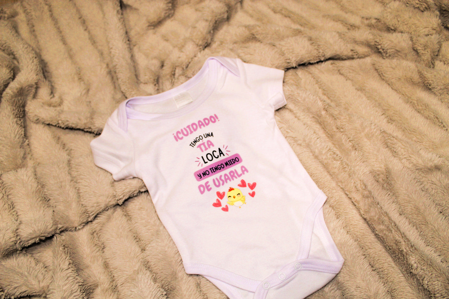 Body para recién nacido Tengo una tía loca