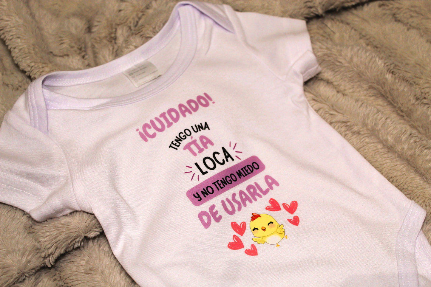 Body para recién nacido Tengo una tía loca