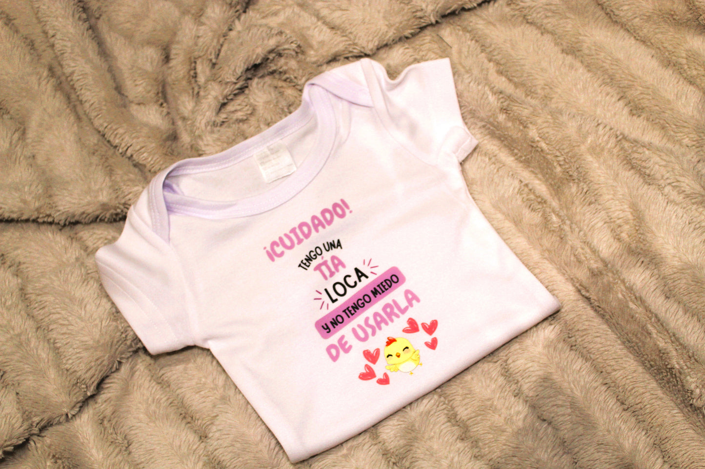 Body para recién nacido Tengo una tía loca