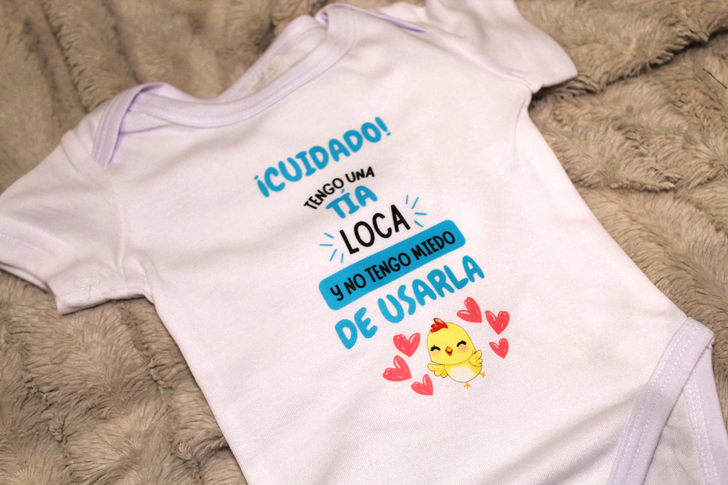 Body para recién nacido Tengo una tía loca