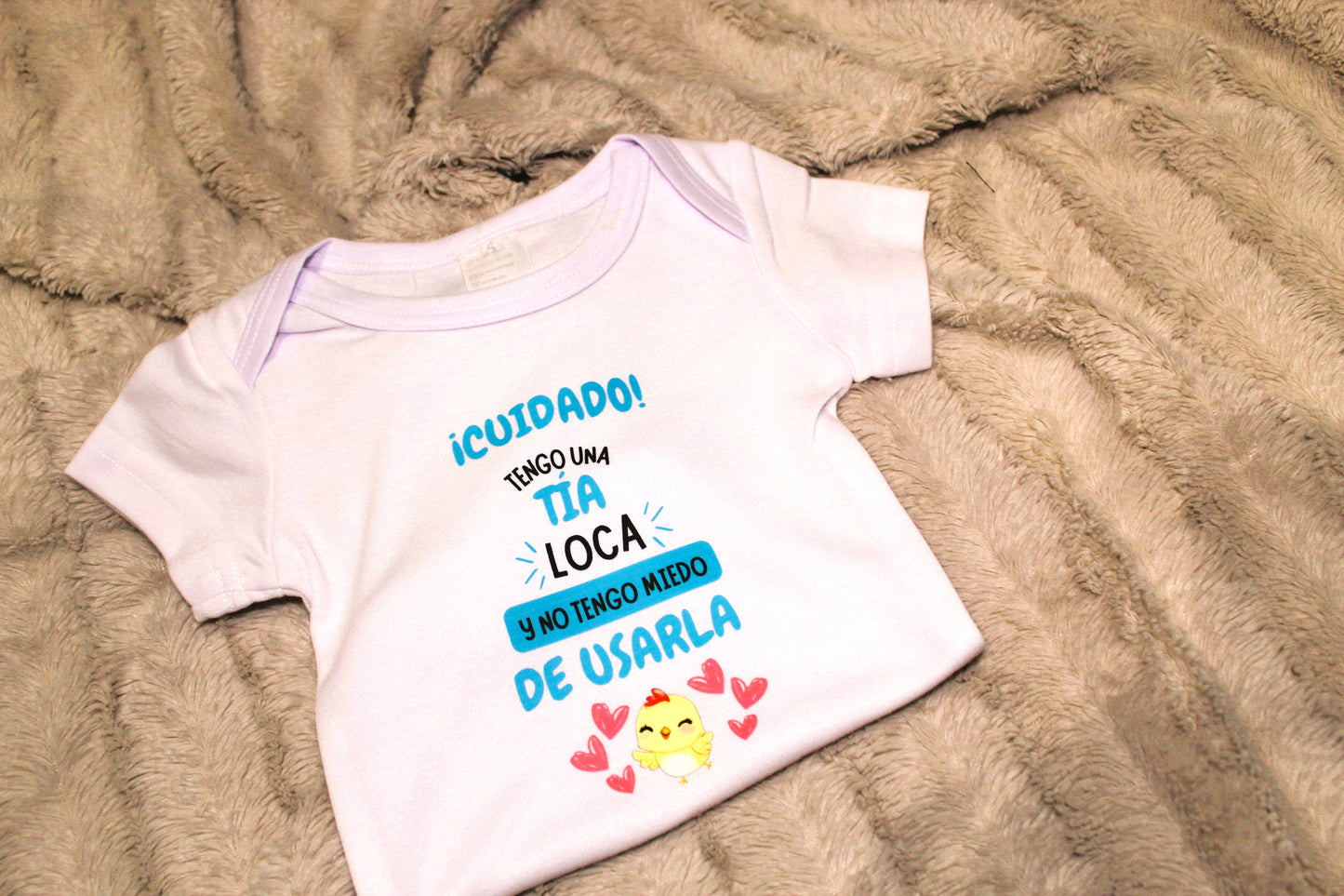 Body para recién nacido Tengo una tía loca