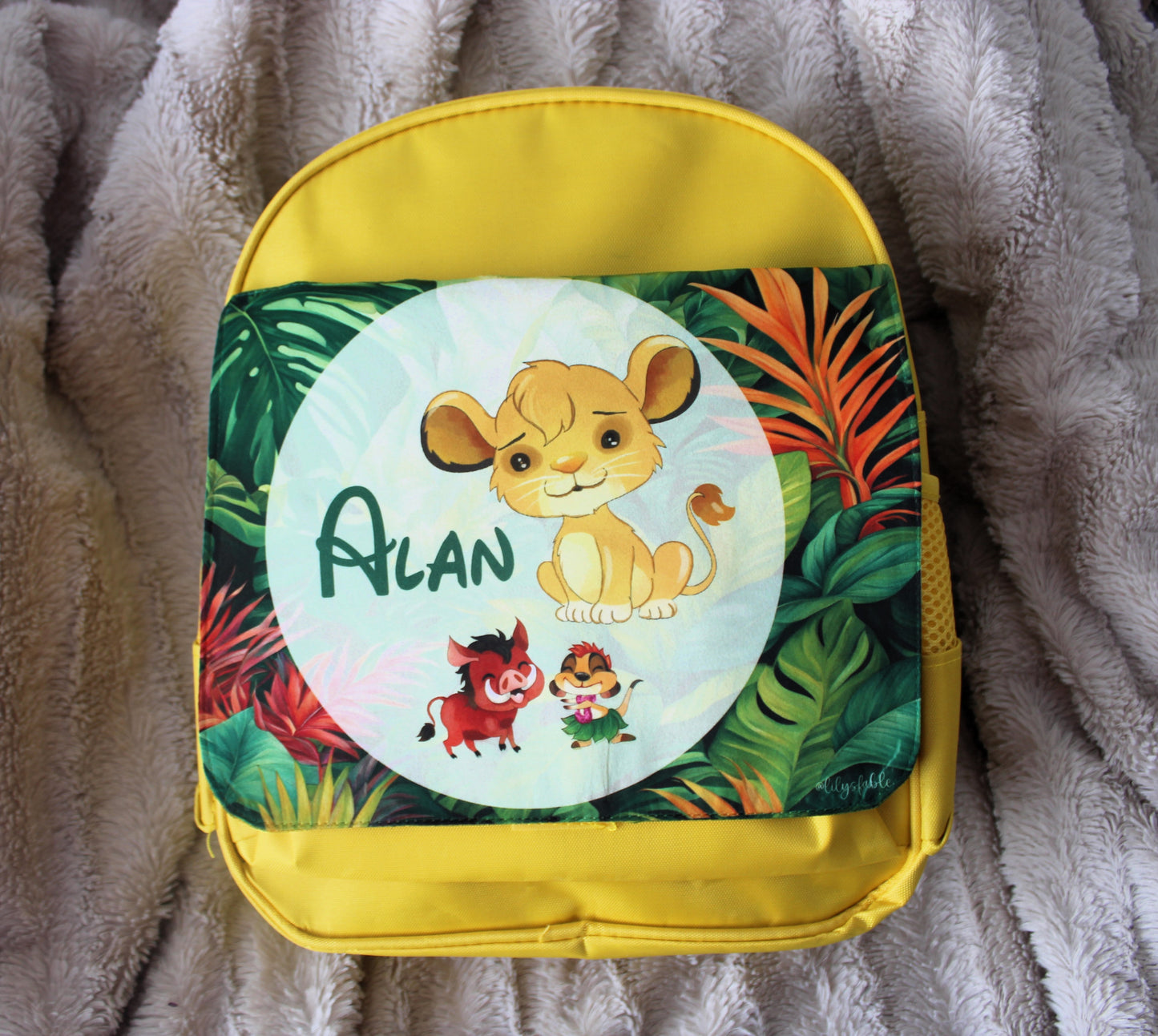 Mochila infantil de El Rey León personalizada