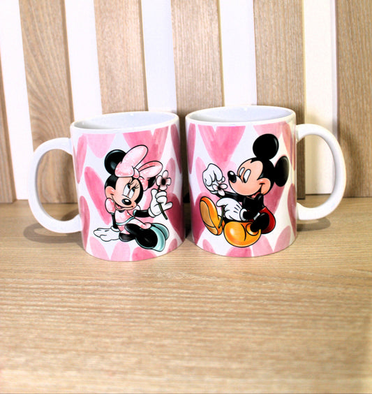 Pack de tazas Mickey y Minnie - Juntos es mejor