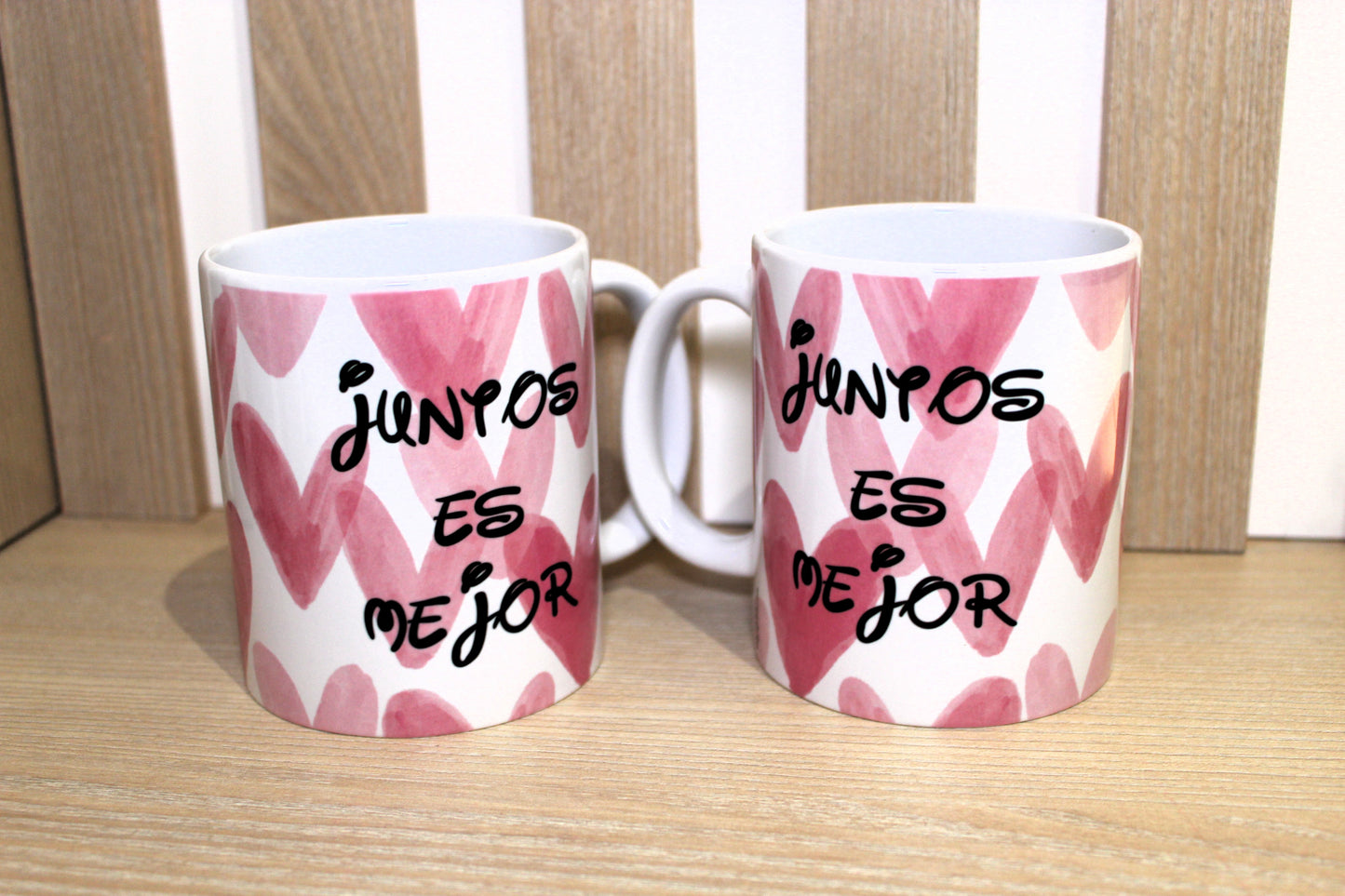 Pack de tazas Mickey y Minnie - Juntos es mejor
