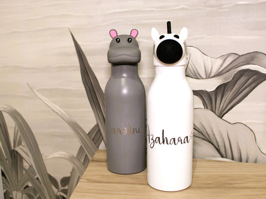Termos infantiles de animales personalizados