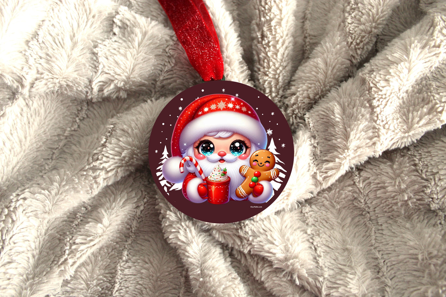 Adornos de Navidad Santa