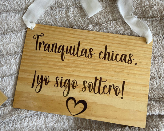 Carteles de madera para boda